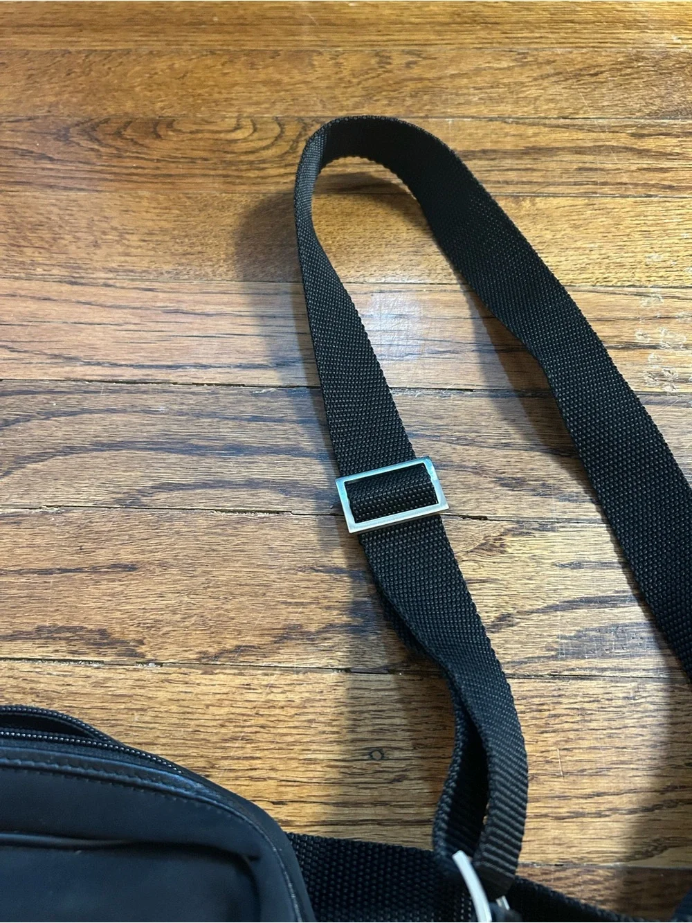 Ecco Black Men's Messenger Crossbody Bag